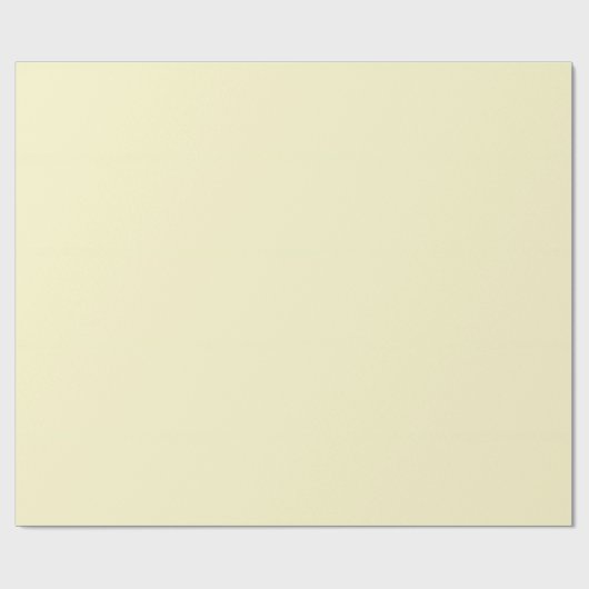 Papier Cadeau Couleur solide de chiffon citron (Plat)