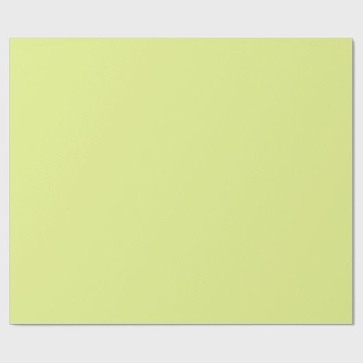 Papier Cadeau Couleur solide de clé Lime (Plat)