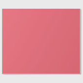 Papier Cadeau Couleur solide de corail Calypso (Plat)