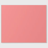 Papier Cadeau Couleur solide de corail clair (Plat)