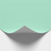 Papier Cadeau Couleur solide de la menthe magique (Coin)