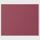 Papier Cadeau Couleur solide du vin (Plat)