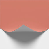 Papier Cadeau Couleur solide en terre cuite (Coin)