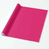 Papier Cadeau Couleur solide : framboise (Déroulé)
