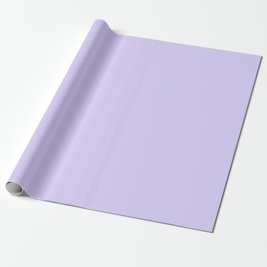 Papier Cadeau Couleur solide Lavande pâle (Déroulé)