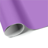 Papier Cadeau Couleur solide Lilac profonde (Coin rond)