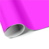 Papier Cadeau Couleur solide Magenta (Coin rond)