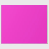Papier Cadeau Couleur solide magenta chaude (Plat)