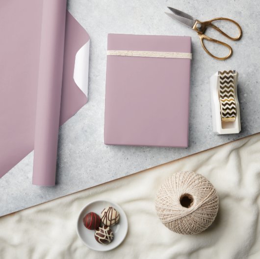 Papier Cadeau Couleur solide mauve claire (Artisanat)