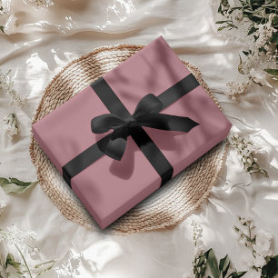 Papier Cadeau Couleur solide métal or rose   Classique   Élégant