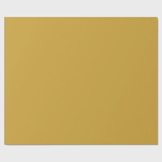 Papier Cadeau Couleur solide or Satin Sheen (Plat)