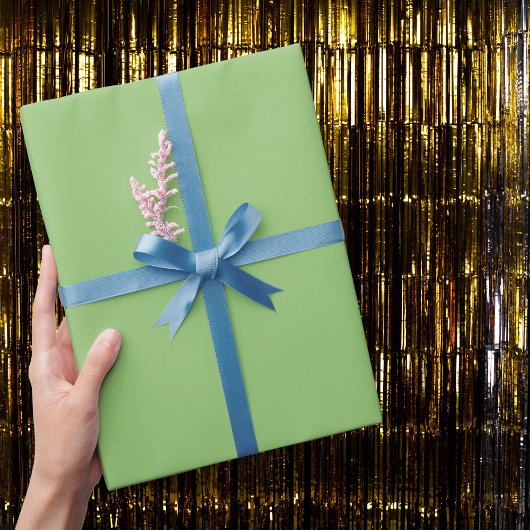 Papier Cadeau Couleur solide Pistachio