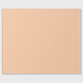 Papier Cadeau Couleur solide profonde Peach (Plat)