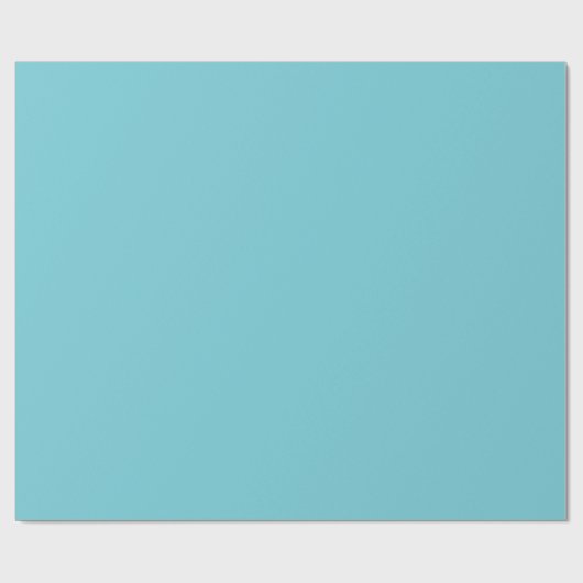 Papier Cadeau Couleur solide Robin Bleu oeuf (Plat)