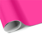 Papier Cadeau couleur solide rose (Coin rond)