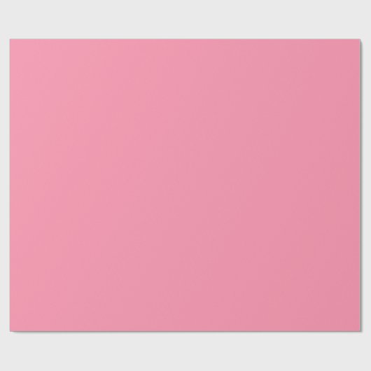 Papier Cadeau Couleur solide rose Baker-Miller (Plat)