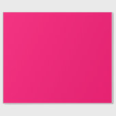 Papier Cadeau Couleur solide rose chaud (Plat)