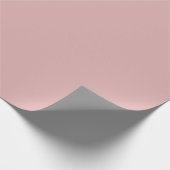 Papier Cadeau Couleur solide rose mauve moderne (Coin)