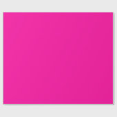 Papier Cadeau Couleur solide rose néon (Plat)