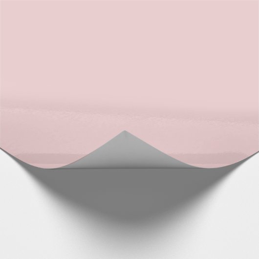Papier Cadeau Couleur solide rose pâle (Coin)