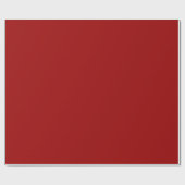 Papier Cadeau Couleur solide rouge Crimson (Plat)