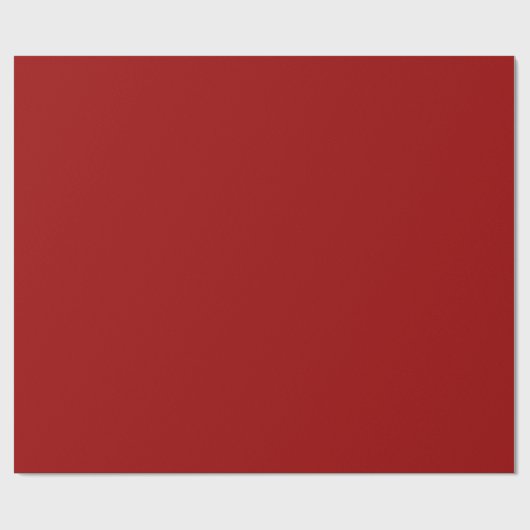 Papier Cadeau Couleur solide rouge Crimson (Plat)