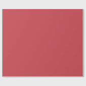 Papier Cadeau Couleur solide rouge fraise (Plat)