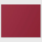 Papier Cadeau Couleur solide rouge vin | Classique | Élégant (Plat)