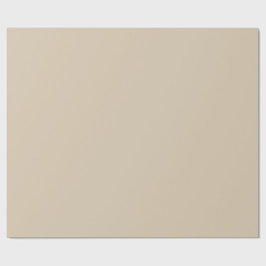 Papier Cadeau Couleur solide Tan Plus Douce (Plat)