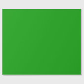 Papier Cadeau Couleur solide tout simplement verte (Plat)