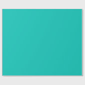 Papier Cadeau Couleur solide : Turquoise (Plat)