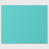 Papier Cadeau Couleur solide turquoise moyenne (Plat)