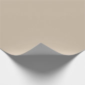 Papier Cadeau Couleur solide vanille foncée (Coin)