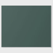 Papier Cadeau Couleur solide vert chasseur (Plat)