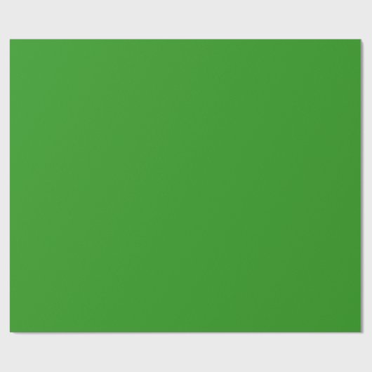 Papier Cadeau Couleur solide vert mince (Plat)