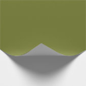 Papier Cadeau Couleur solide vert olive (Coin)
