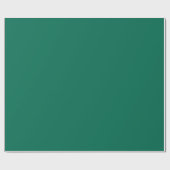 Papier Cadeau Couleur solide verte bouteille (Plat)