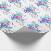 Papier Cadeau Couleur Swirl Chrétienne Femme Virtuelle (Coin)