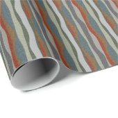Papier Cadeau Couleur Texturée Damier Rayé (Coin rond)