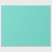 Papier Cadeau Couleur Turquoise Quietude Voisine (Plat)