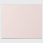 Papier Cadeau Couleur Uni Douce Pêche au Pastel Doux (Plat)