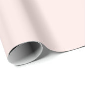 Papier Cadeau Couleur Uni Douce Pêche au Pastel Doux (Coin rond)