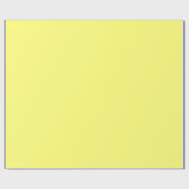 Papier Cadeau Couleur uni jaune canari (Plat)