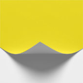 Papier Cadeau Couleur uni jaune canari (Coin)