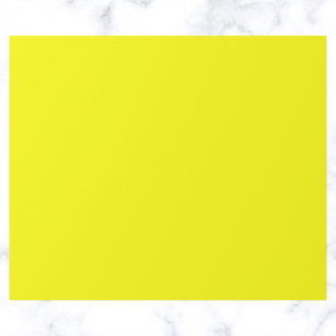 Papier Cadeau Couleur uni jaune néon