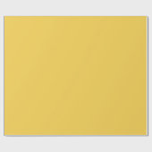 Papier Cadeau Couleur uni Marigold Jaune (Plat)