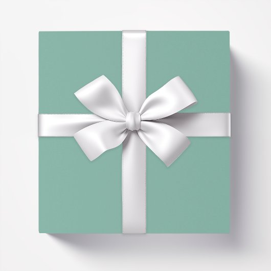 Papier Cadeau Couleur uni vert pastel Amazonite
