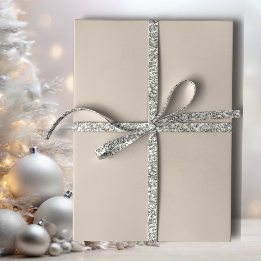 Papier Cadeau Couleur Uni Vintage