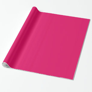 Papier Cadeau Couleur unie : Framboise