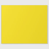 Papier Cadeau Couleur unie : Jaune (Plat)